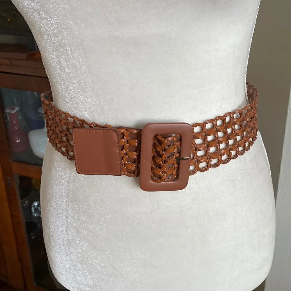 Vintage leather/vinyl  belt
